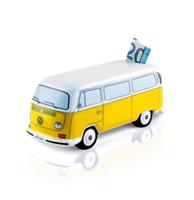 VW T2 Bulli Bus Spardose Keramik (1:22) orange