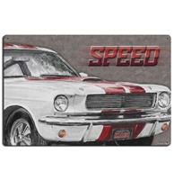 Fiftiesstore Ford Mustang Speed Zwaar Metalen Bord - 60 x 40 cm