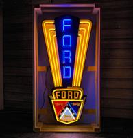 Fiftiesstore Ford Fifties Jubilee Neon Verlichting XL 71 x 150 cm