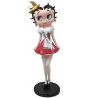 Fiftiesstore Betty Boop In Duits Kostuum Beeld 31.5 cm