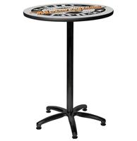 Harley-Davidson Ride Free Ronde Bartafel, Duurzame Stalen Voet - Black HDL-12332