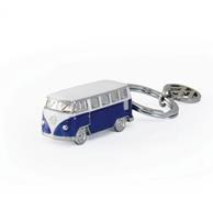VW T1 Bulli Bus 3D Schlüsselanhänger blau