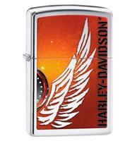 Fiftiesstore Zippo Aansteker Harley-Davidson Veer Vleugel