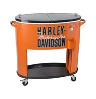 Fiftiesstore Harley-Davidson Motorcycles Rolling Cooler Koeler