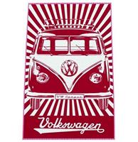 VW Volkswagen Bus Strandlaken Rood