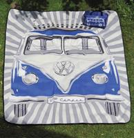Fiftiesstore VW Volkswagen Picnic Blanket Blue