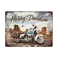 Nostalgic-Art Blechschild 30 x 40 HD - Route 66 "Road King C