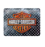 Tinnen Bord 15 x 20 Harley-Davidson - Diamond Plate