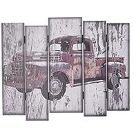 Fiftiesstore USA Truck Pickup GMC Ford Houten Bord - 50 x 40 cm