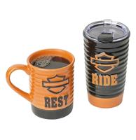 Harley-Davidson Ride & Rest Reis- En Koffiebeker Set