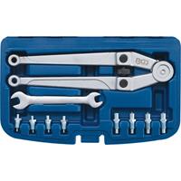 BGS TECHNIC Stirnlochschlüssel-Satz | verstellbar | Ø 2,5 - 9 mm