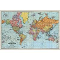 Pyramid Stanfords General Map Of The World Colour Poster 91,5x61cm