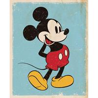 Pyramid Mickey Mouse Retro Poster 40x50cm