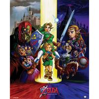 Pyramid The Legend Of Zelda Ocarina Of Time Poster 40x50cm