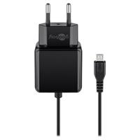 Goobay Universele MicroUSB Stopcontact Lader - 15W, 5V/3A - Zwart