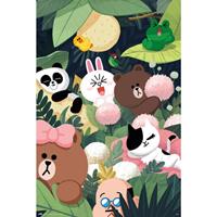 Expo XL Line Friends Jungle - Maxi Poster (C-629)