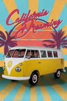 Expo XL Vw Camper Cali Retro - Maxi Poster (C-620)