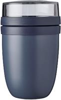 Mepal Thermo-Lunchpot Edelstahl Ellipse nordic denim, 500 & 200 ml blau