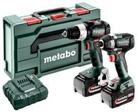 Metabo BSLBL+SSD200LTBL 685196000 Akku-Bohrschrauber, Akku-Schlagschrauber 18V 5.2Ah Li-Ion inkl. Ak