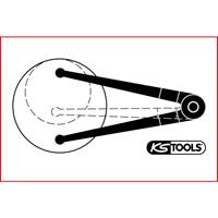 KSTOOLS KS TOOLS Stirnlochschlüssel Ø 14 - 100 mm mit Zapfendurchmesser 5,0 mm