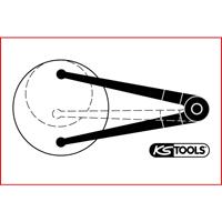 KSTOOLS KS TOOLS Stirnlochschlüssel Ø 14 - 100 mm mit Zapfendurchmesser 5,0 mm