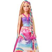 Barbie Doll Princess Magic Braids, Met Hairextensions En Accessoires - Fashion Doll - Vanaf 3 Jaar