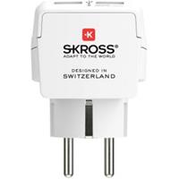 Skross USB Charger mit integr. Steckdose für Europa