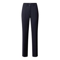 brax Feminine fit stoffen broek met persplooien, model 'Celine'