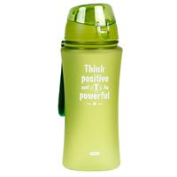 Concorde Sport Bidon drinkfles/waterfles Think Positive print groen 480 Ml -