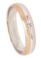 Firetti Trauring mit Gravur eismatt, Diamantschnitt, 4,0 mm breit, Made in Germany, wahlweise mit oder ohne Brillant