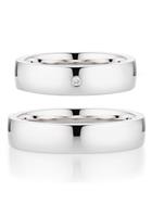Bruno Banani Trauring 991 952/90/17, 991 953/90/00, wahlweise mit oder ohne Brillant, Made in Germany