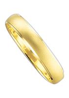 Firetti Trauring mit Gravur sandmatt, seitlich mit Diamantschnitt, 4,0 mm breit, Made in Germany, wahlweise mit oder ohne Brillant