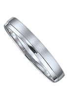Firetti Trauring mit Gravur glanz, sandmatt, Diamantschnitt, 3,5 mm breit, Made in Germany, wahlweise mit oder ohne Brillant