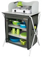 Keukenkast Chur 85 Cm Aluminium/polyester Groen