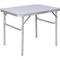 Tectake - Campingtafel - 75 X 55 Cm - Grijs