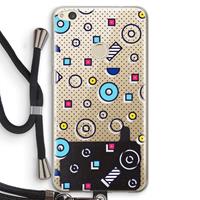 CaseCompany 8-bit N°9: Huawei Ascend P8 Lite (2017) Transparant Hoesje met koord