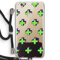 CaseCompany 8-bit N°10: Huawei Ascend P8 Lite (2017) Transparant Hoesje met koord