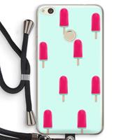 CaseCompany Waterijsje: Huawei Ascend P8 Lite (2017) Transparant Hoesje met koord