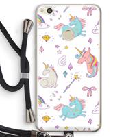 CaseCompany Fantasiewereld: Huawei Ascend P8 Lite (2017) Transparant Hoesje met koord