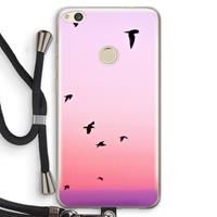 CaseCompany Fly away: Huawei Ascend P8 Lite (2017) Transparant Hoesje met koord