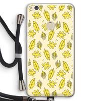 CaseCompany Herfst: Huawei Ascend P8 Lite (2017) Transparant Hoesje met koord