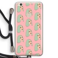 CaseCompany King Kylie: Huawei Ascend P8 Lite (2017) Transparant Hoesje met koord