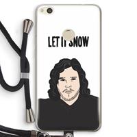 CaseCompany Let It Snow: Huawei Ascend P8 Lite (2017) Transparant Hoesje met koord