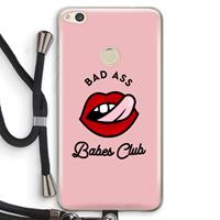 CaseCompany Badass Babes Club: Huawei Ascend P8 Lite (2017) Transparant Hoesje met koord