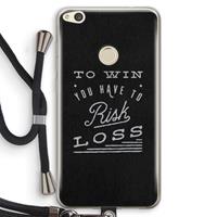 CaseCompany Risk loss: Huawei Ascend P8 Lite (2017) Transparant Hoesje met koord