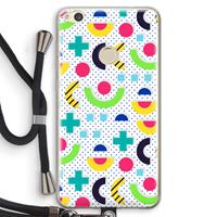 CaseCompany 8-bit N°1: Huawei Ascend P8 Lite (2017) Transparant Hoesje met koord