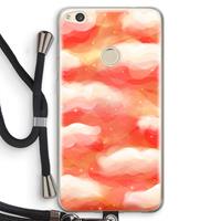 CaseCompany Lichte Wolken: Huawei Ascend P8 Lite (2017) Transparant Hoesje met koord