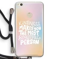 CaseCompany The prettiest: Huawei Ascend P8 Lite (2017) Transparant Hoesje met koord