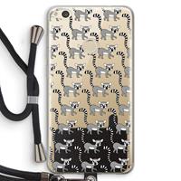 CaseCompany Makis: Huawei Ascend P8 Lite (2017) Transparant Hoesje met koord