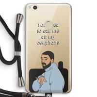 CaseCompany Hotline bling: Huawei Ascend P8 Lite (2017) Transparant Hoesje met koord